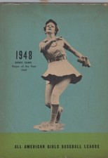 1948 All American Girls Womens Baseball League Doris Sams Muskegon Lassies 1947 picture