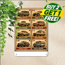 Vintage Jeep Sign Retro Look Aluminum Metal Sign 8x12 Inch Plaque 20260312 10113 picture