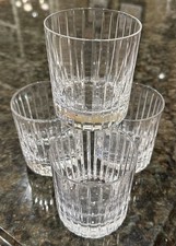 Set Of 4 Sasaki Ellessee Old Fashioned Glasses 3-5/8” / 10 oz. Beautiful  picture