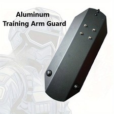 Tactical Arm Guard Hard Iron Training Defense Shield Straps Black picture