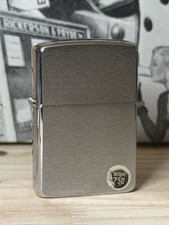 Zippo 1985 Brushed Chrome Lighter VINTAGE New Unfired Original Insert picture