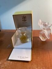 Set of Two Rare Vintage  LALIQUE Dove Bottles Nina Ricci L'Air Du Temps Perfume picture