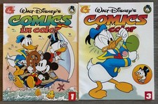 Walt Disney Comics in Color #1 & #3 Gladstone Carl Barks Don Rosa UNREAD picture