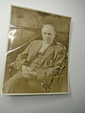 Genuine old Clarence Darrow Autographed Photo  FREE ShpN picture