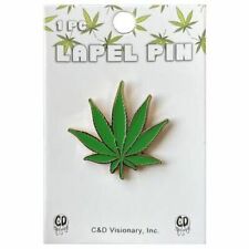 WEED - LEAF - ENAMEL LAPEL/HAT PIN - BRAND NEW - POT 0189 picture