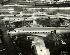 Douglas Aircraft Assembly Plant 1946 Press Photo C-54 Skymaster ATC  8.5x11 *P12 picture