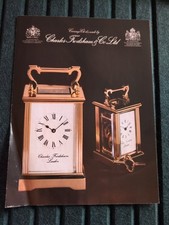 Vintage Charles Frodsham Oval Carriage Clock Brochure Royal Warrant Provenance picture