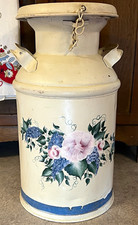 Vintage Large Swansons milk can Omaha 48  picture