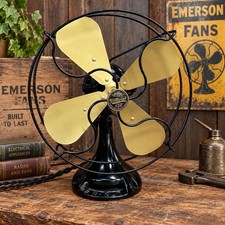 Antique Emerson Northwind 10” Blade 450 3 Speed Oscillating Electric Fan Vintage picture
