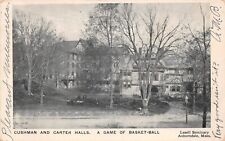 Lasell Seminary Auburndale MA A Game of Basketball (Women's) 1908 Postcard picture