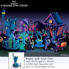 The Nightmare Before Christmas Black Light Village picture