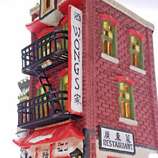 Beauty Restored Dept 56 1990 Wong's In Chinatown Heritage Christmas City #55379 picture