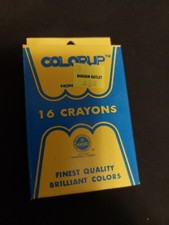 Vintage COLORUP Crayons 2 CRAYON Boxes VTG Unused  picture