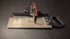 Stanley Handyman Saw Mitre Box H114 USA Manual Vintage Handsaw Metal Hard Tooth picture