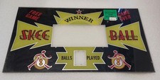 SKEE BALL Arcade Game PLEXIGLASS MARQUEE #2010 picture