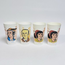 Vintage 70's 7-Eleven Historical Figures Cups Tecumseh Osceola Cole Younger picture