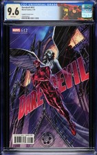 Daredevil #612 CGC 9.6 Custom Label 1:100 J Scott Campbell Variant Marvel 2019 picture