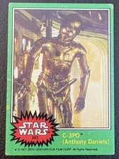 1977 Topps Star Wars C-3P0 #207 error card (Anthony Daniels) Goldenrod picture