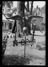 Garden monuments, Rockland, Maine 1940s Old Photo picture