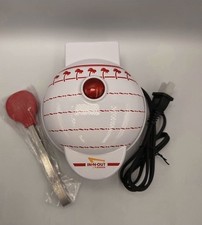 In-N-Out Burger Mini Waffle Maker Palm Tree NEW Tested w/ Tongs Limited Edition picture