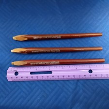 Lot Of 3 American Pencil Co. Senator 1122 No. 2 Jumbo Giant Vintage Pencils Read picture