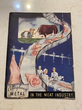 Vintage 1940s Booklet Allegheny Ludlum Steel - Allegheny Metal in Food Industry picture