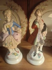 Rare Cuba Antique Le Trianon La Habana Porcelain Figurines - Mega Hard- to find picture