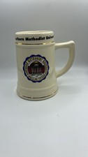 Vintage Southern Methodist University SMU Ceramic Beer Stein Mug picture