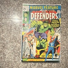 Marvel Comics Group Marvel Feature The Defenders #1 #2 # 3 lot bronze age comics picture