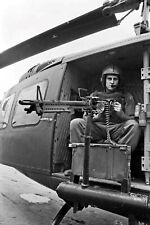 Vietnam war machine gunner in helicopter WW2 Photo Glossy 4*6 in β029 picture