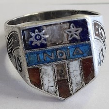1943 World War II  Ring American CBI China Burma India size 10 picture
