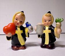 VINTAGE W Germany Hummel Goebel Munich Children Salt Pepper Shakers Collectible picture
