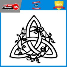 YATEASLU Celtic Cross Wall Art with Triquetra Knot for Home picture