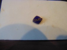 Vintage  SME lapel pin. Still on card. Probably 50+ Years Old. Gold Tone picture