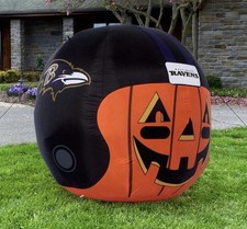 NFL Team Baltimore Ravens 4 Foot Inflatable Jack O'helmet By Sporticulture NIB picture
