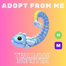 Adopt from Me - Tealwood Monster picture