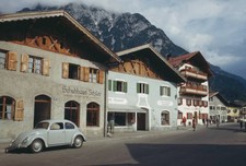 Mittenwald at the foot of the Alps in Bavaria Germany circa 1960 Old Photo picture