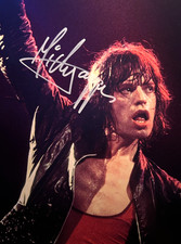 Mick Jagger Signed ROLLING STONES 8x10