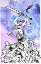 CHAINKATA #1  PRESELL11/18/26 1:100 DANIEL WARREN JOHNSON RAW ART VARIANT picture