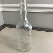 VTG 1967 Schenley 4/5 QT Whiskey Bottle Anchor Hocking Wheat Decanter picture