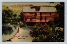 Monett MO-Missouri, Jolly Mill Southwest of Monett, Vintage c1946 Postcard picture