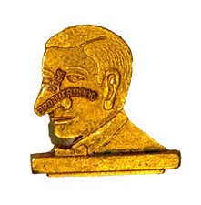 vintage BROTHERHOOD label hat Pin - TB picture