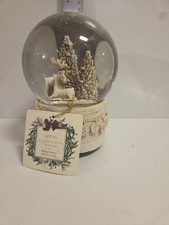 Ridgefield Home Holiday collection snow globe with music box measures 7 inches  picture