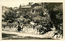 Sausalito, California RPPC Vintage Postcard Hilly Residential Scene 1930s picture