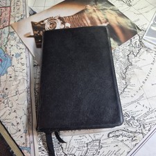Vintage Cambridge Holy Bible KJV Deluxe Morocco Leather Red Letter Concordance picture