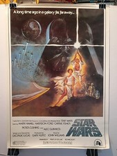 STAR WARS ORIGINAL 1982 PROMO Poster For The First Release Of Star Wars On Video picture