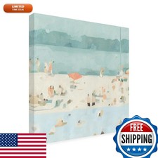 Trademark Fine Art Emma Scarvey Sea Glass Sandbar II Wrapped Canvas 24x24 picture