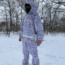 PenCott Snowdrift Winter Camo Overwhite Suit Tactical Sniper Set Made in Ukraine picture