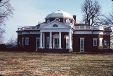 Monticello Thomas Jefferson Home Virginia 1980 Vintage Film Slide picture