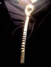 monks blessing staff LP Koon scepter wand healing prayer sceptre Buddhist wands picture